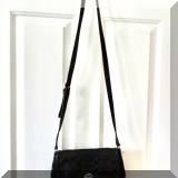 H12. Coach black crossbody bag. - $30